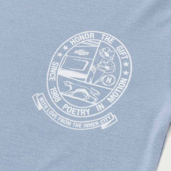 Women's Automotive Tee - Sky Blue