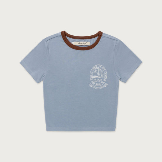 Women's Automotive Tee - Sky Blue