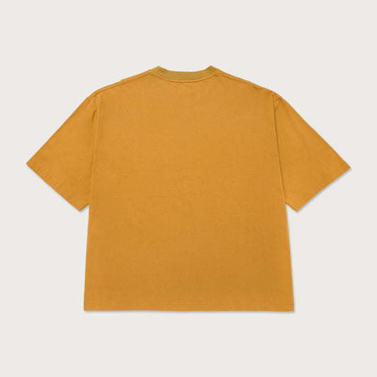 Crest Box T-Shirt - Mustard