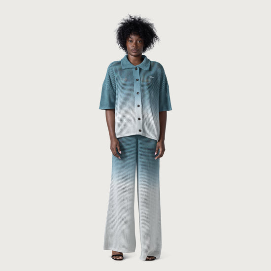 Crochet Ombre Pant - Green