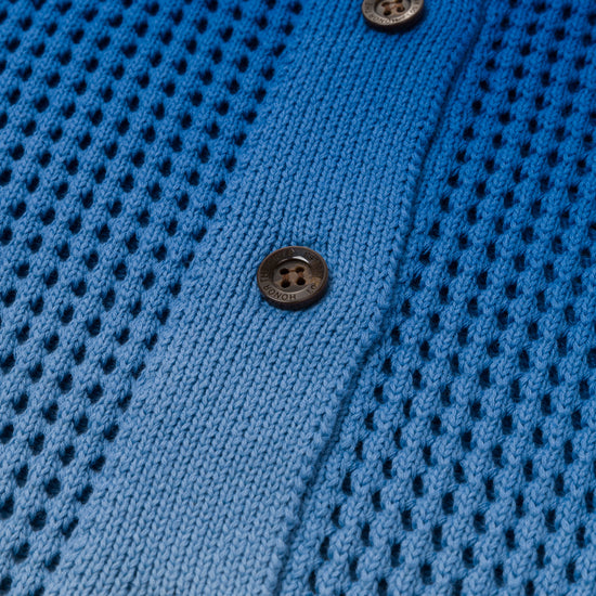 Crochet Ombre Shirt - Blue