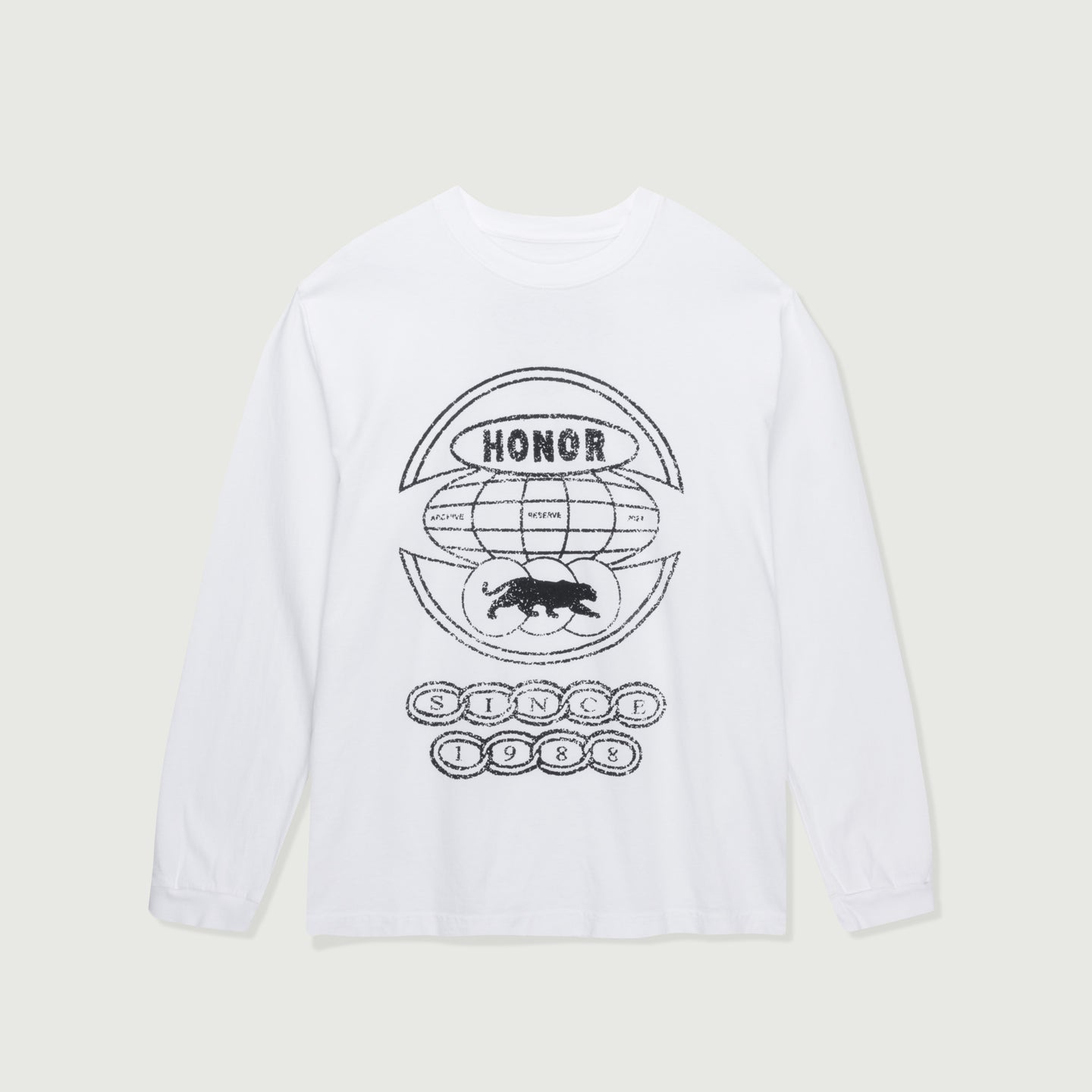 Global Logo LS - White
