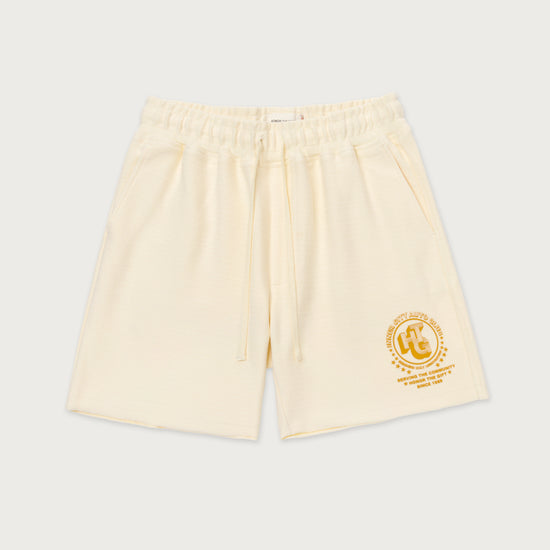 Race Herringbone Short - White
