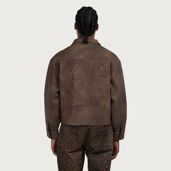 Aged Jacket - Brown