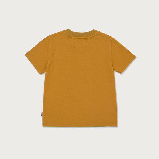 Kids 1988 Stamp T-Shirt - Mustard