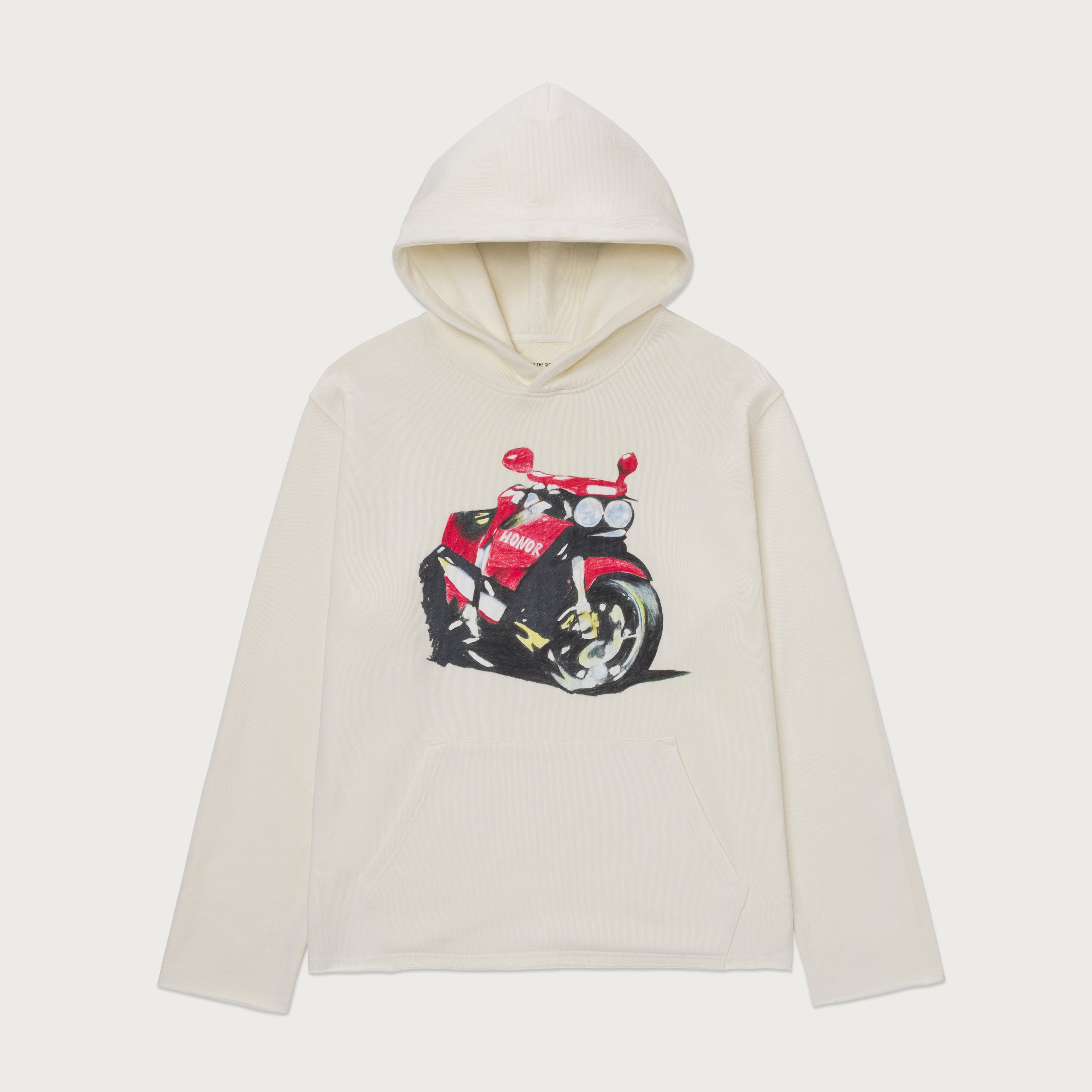 入手困難hip hop  goldenchild he’s no item GODSPEED NEW YORK - Racer Goldie Hoodie (Bone)