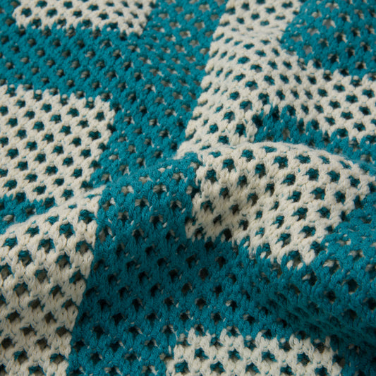 Womens Crochet Dress - Teal