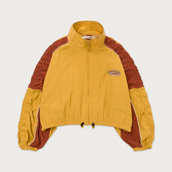 Sports Crop Jacket - Yellow