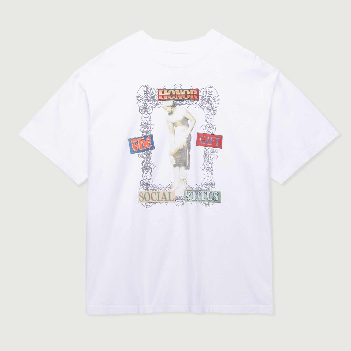Statue T-Shirt-White