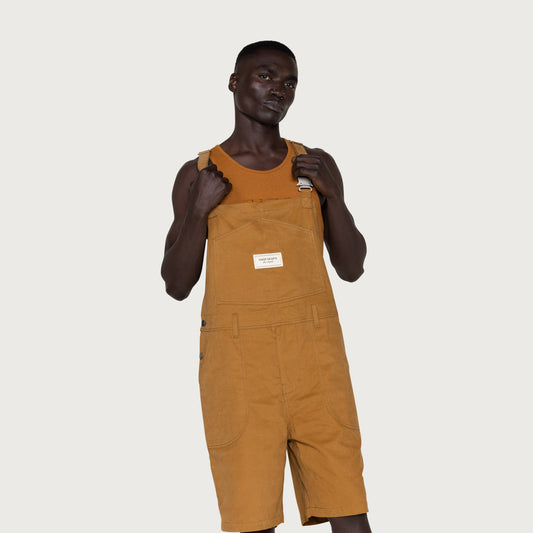 Overall Short - Tan