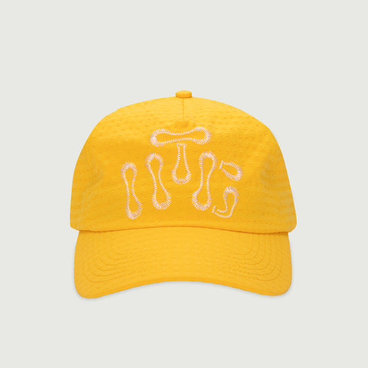 HTG® Seersucker Cap - Yellow
