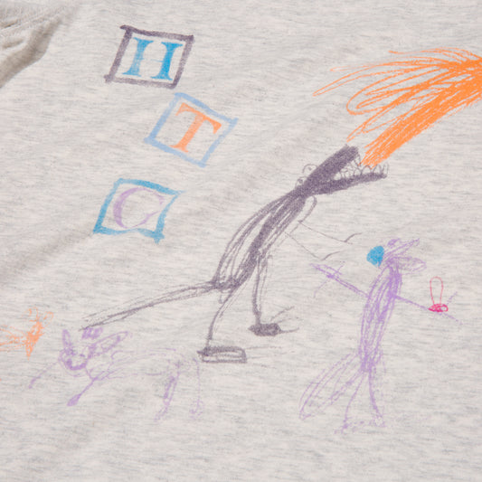 Kids T-Rex T-Shirt - Ath Heather