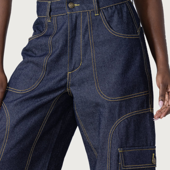 Wide Leg Carpenter - Indigo
