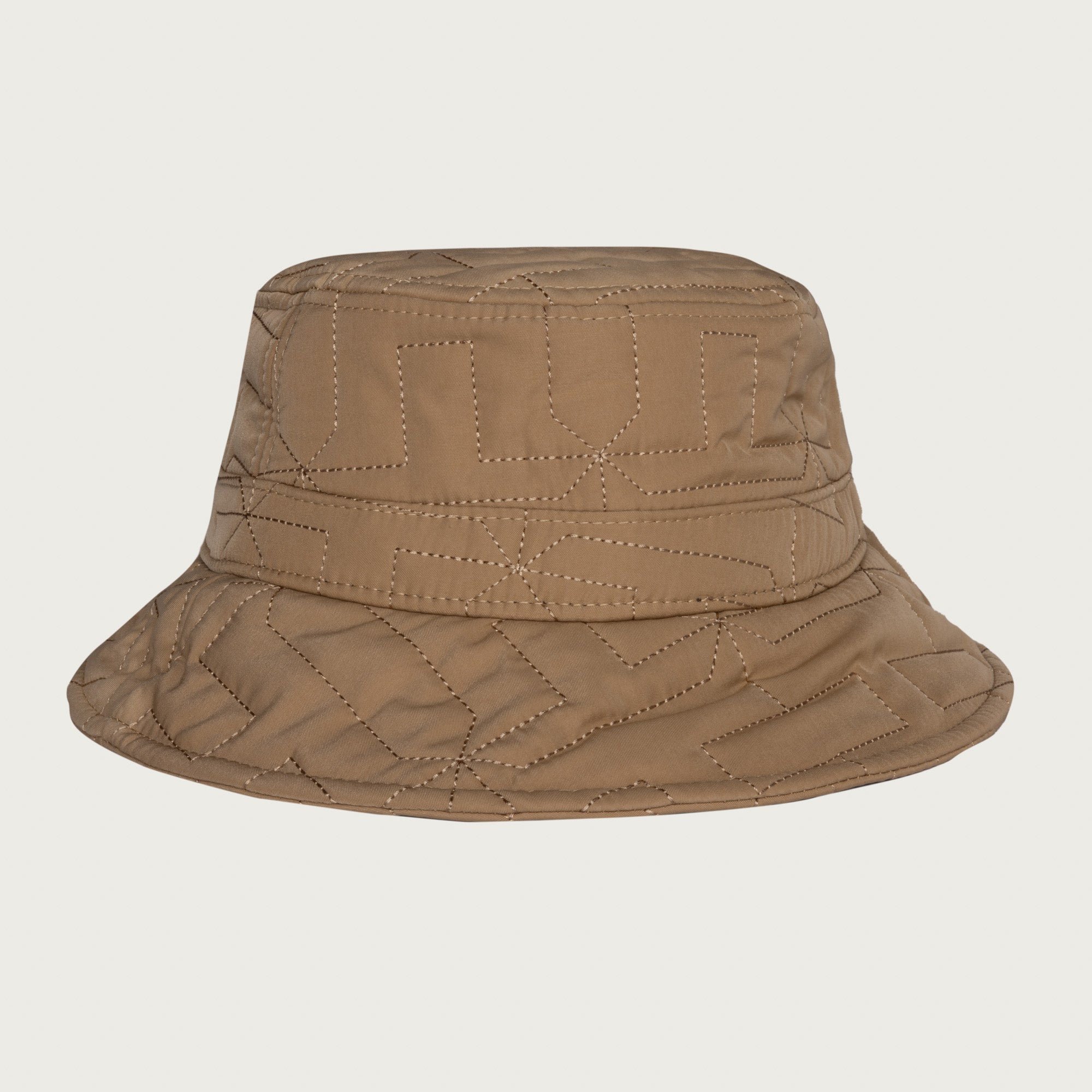 GUCCI Bucket hat / M / cotton / polyester / brown / yellow / total