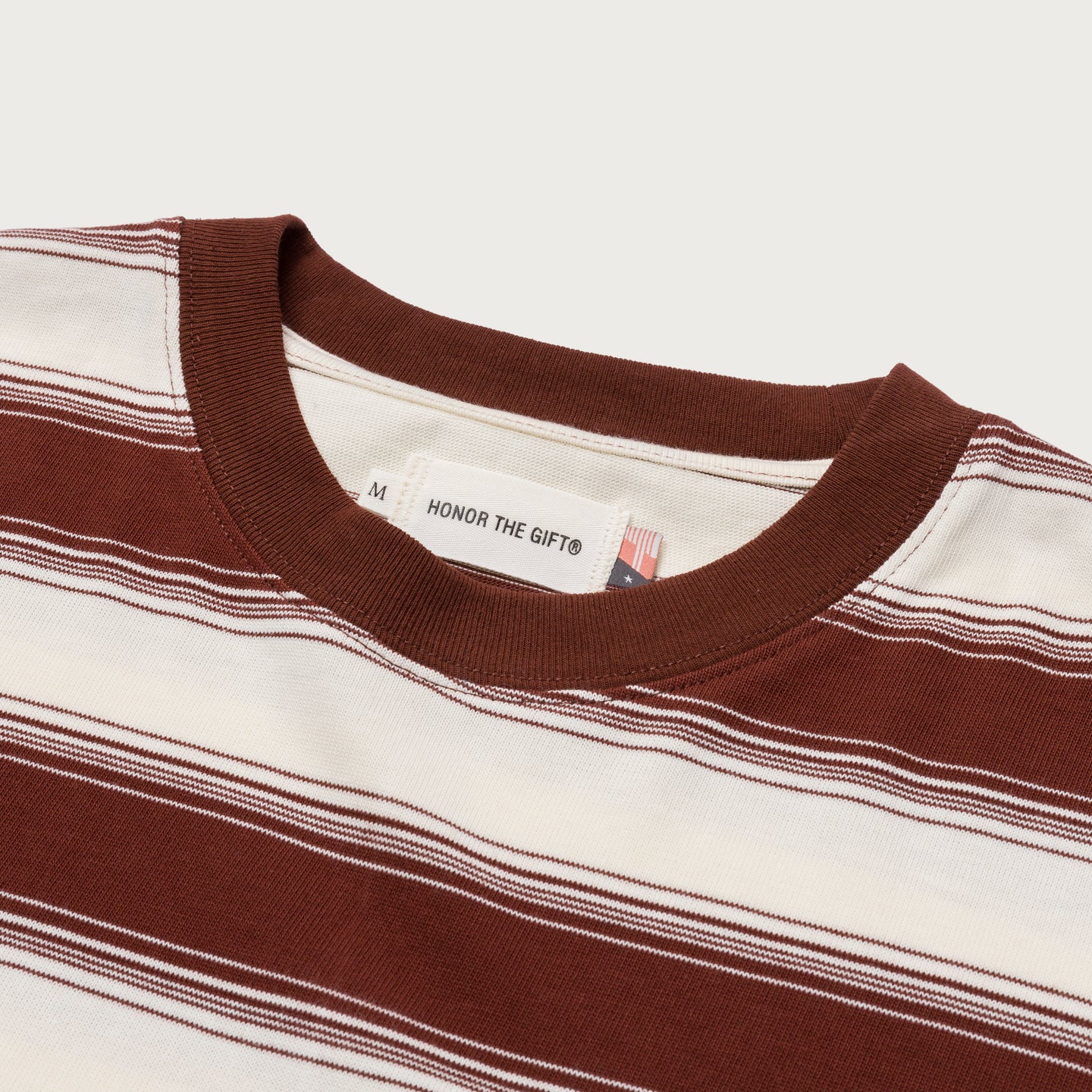 1988 Stripe Ls Tee - Brown