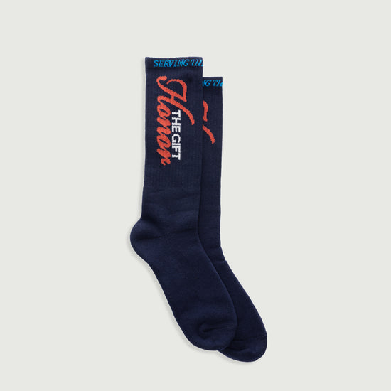 1988 Ribbed Sock - Navy