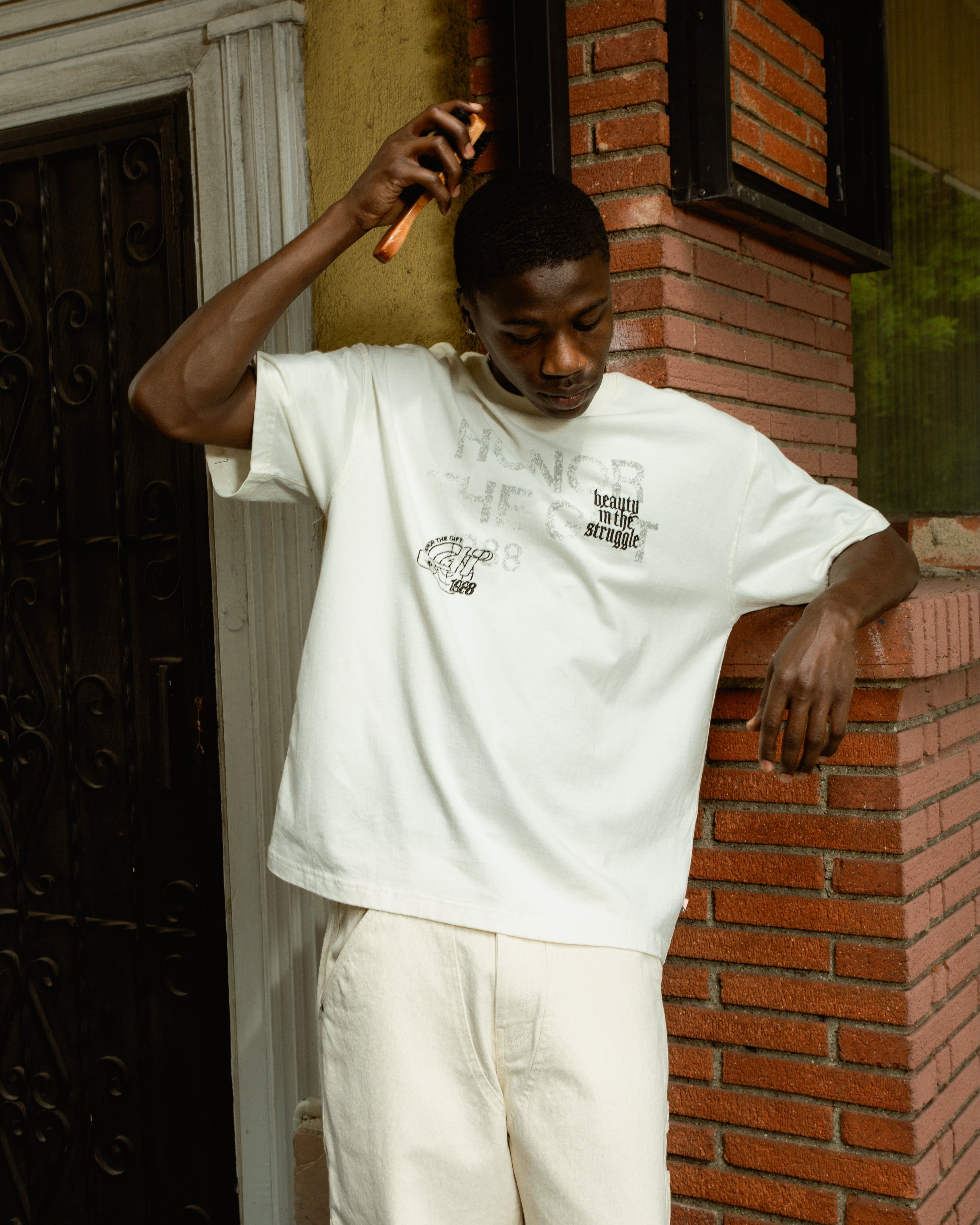 Beauty In The Struggle Tee - White