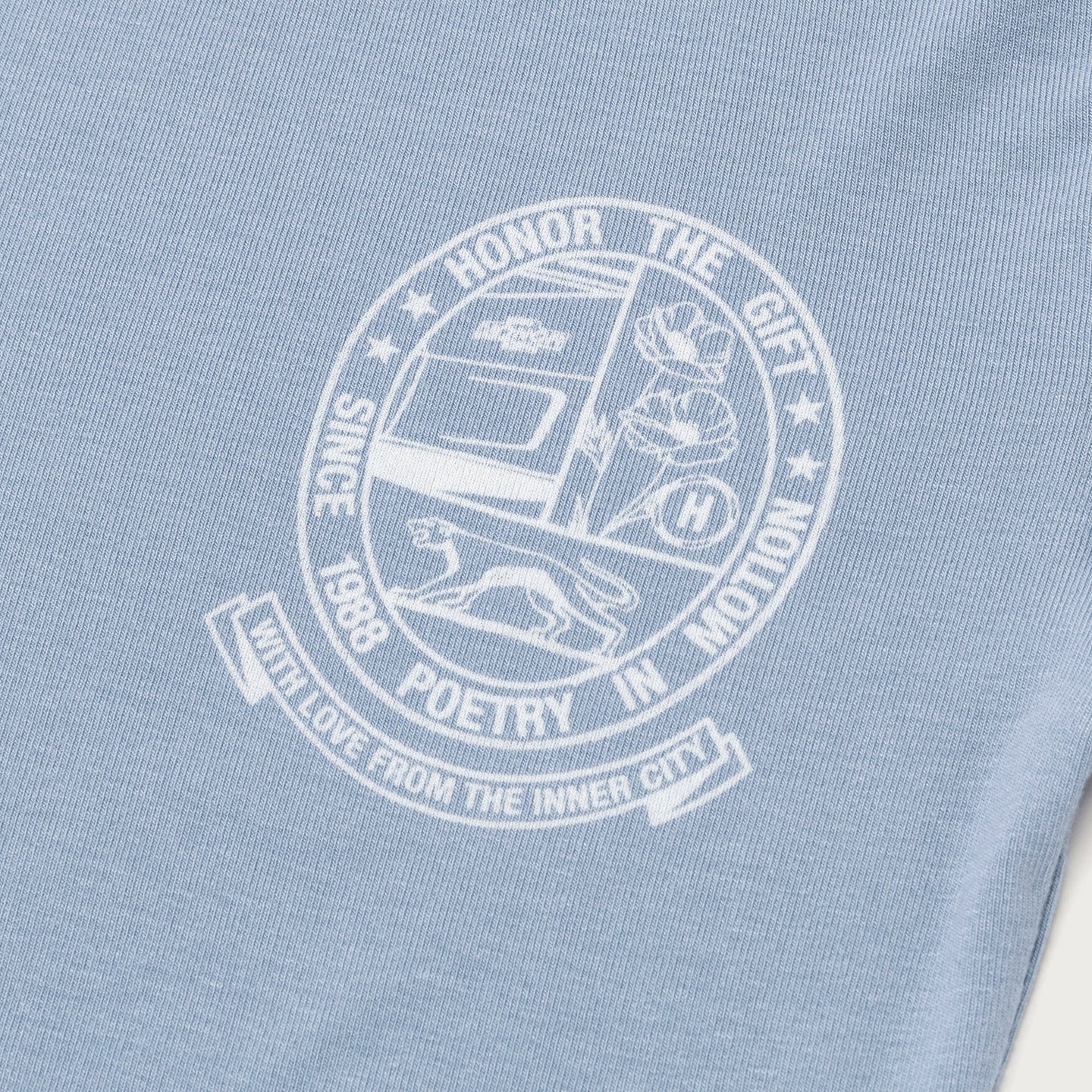 Women's Automotive Tee - Sky Blue