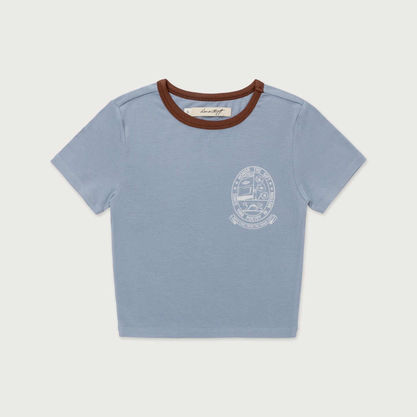 Women's Automotive Tee - Sky Blue