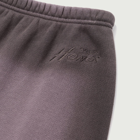 Spray Fleece Maxi Skirt - Black