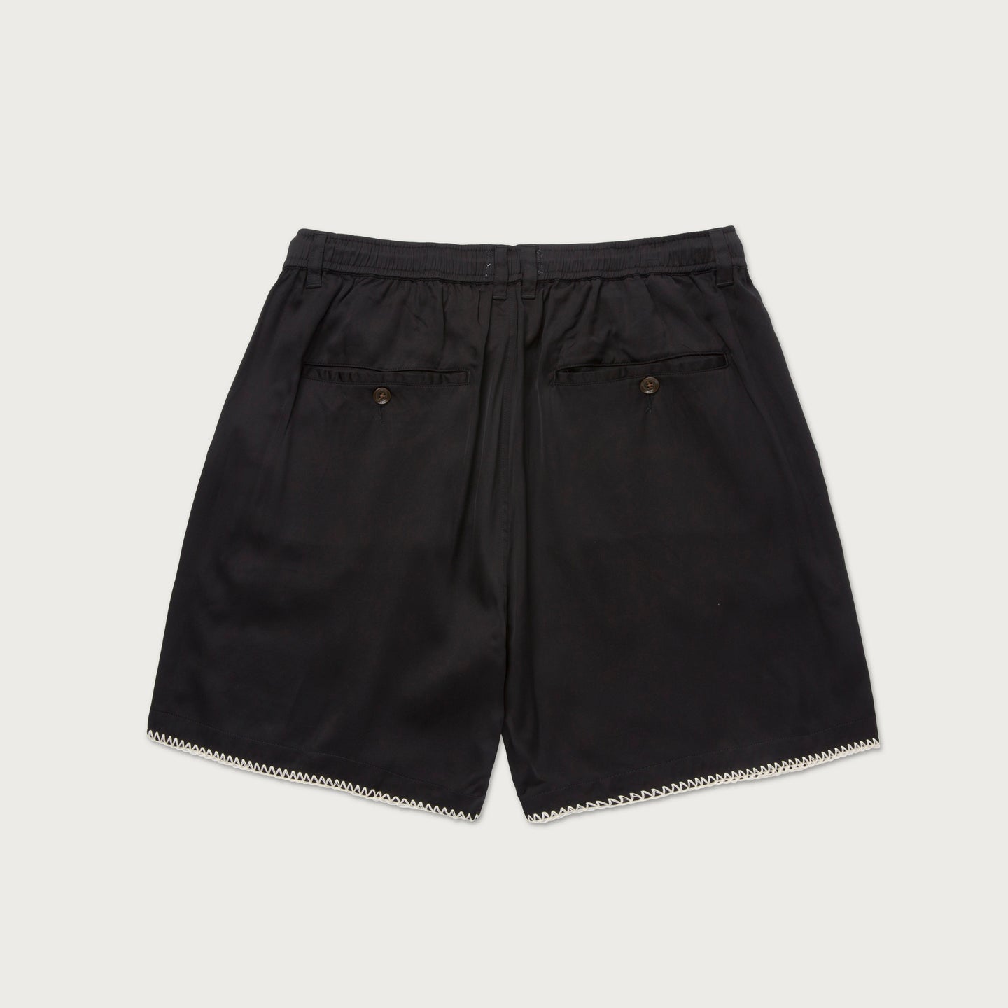 Blanket Stitch Short - Black