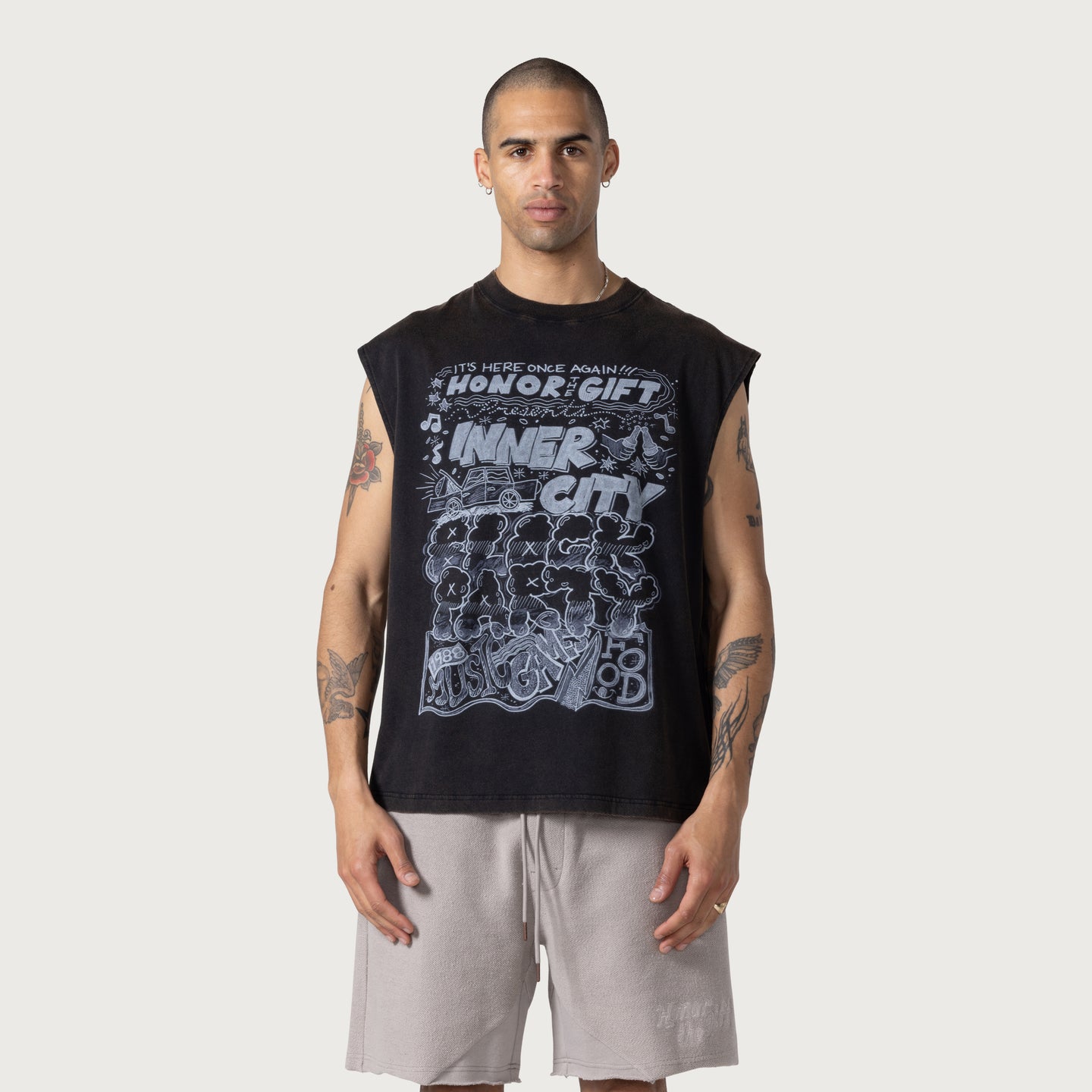 Block Party Cut-Off - Black