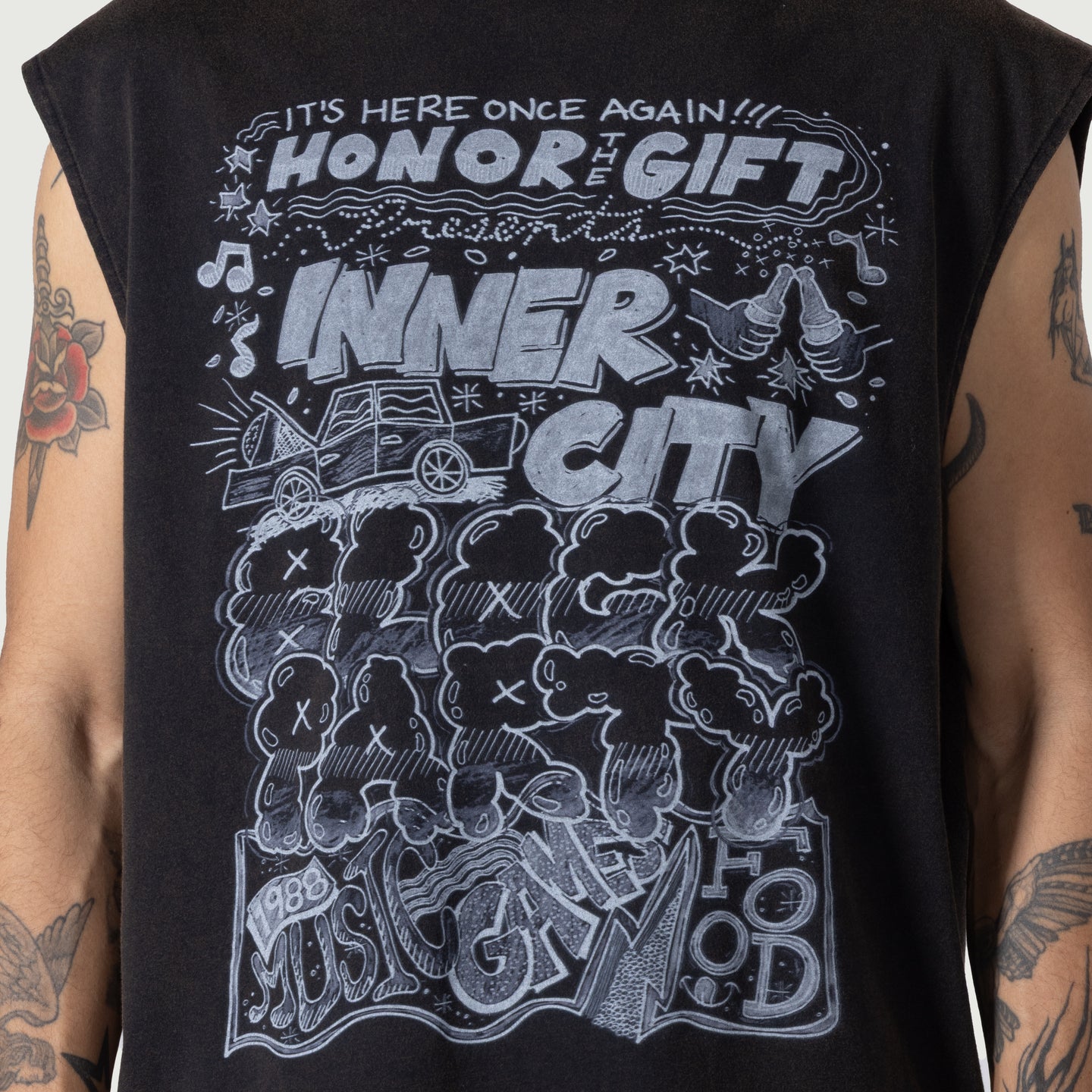 Block Party Cut-Off - Black