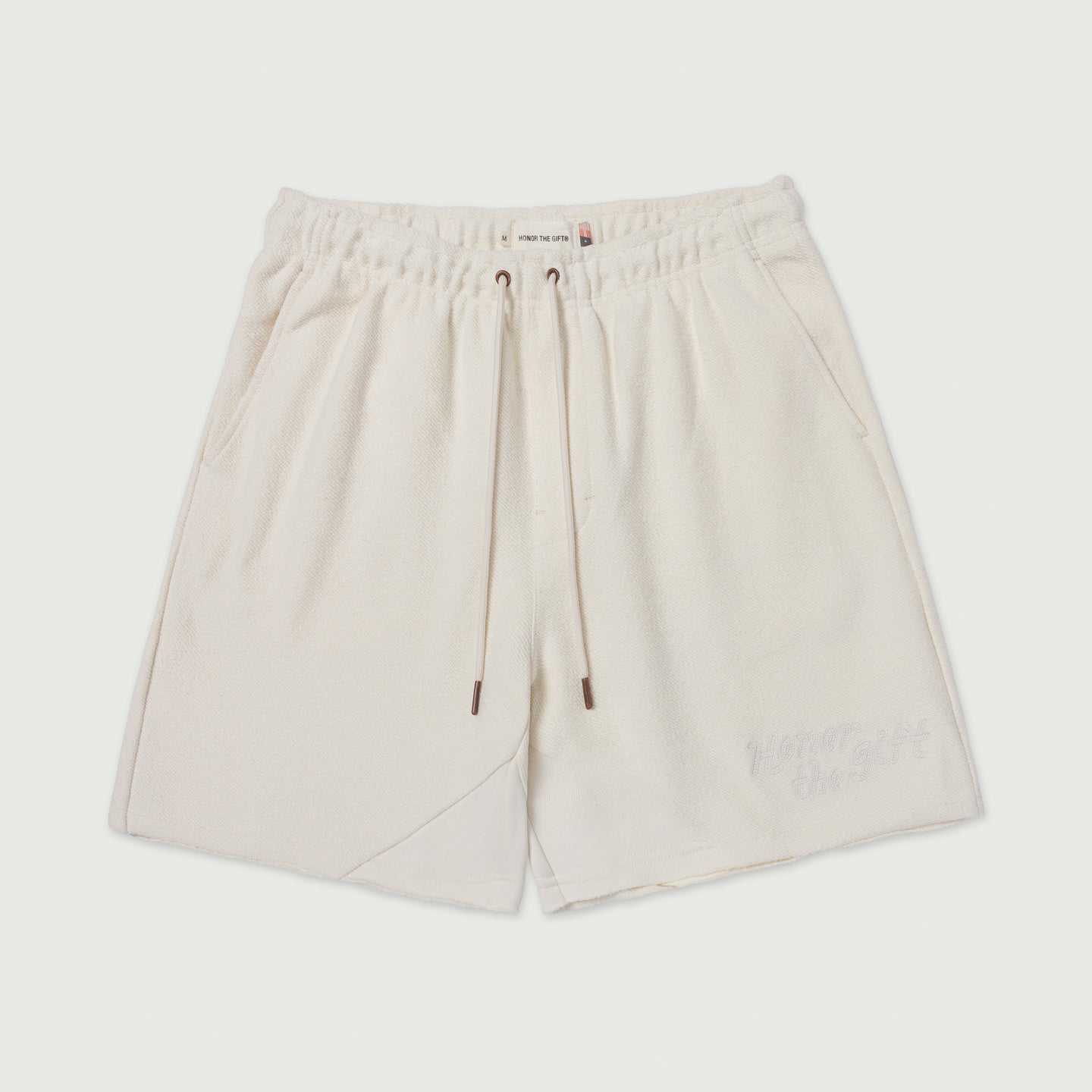 Block Party Reverse Terry Short - Bone