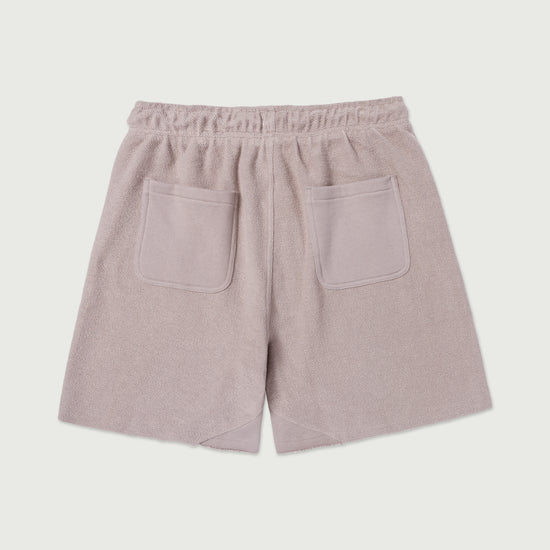Block Party Reverse Terry Short - Stone