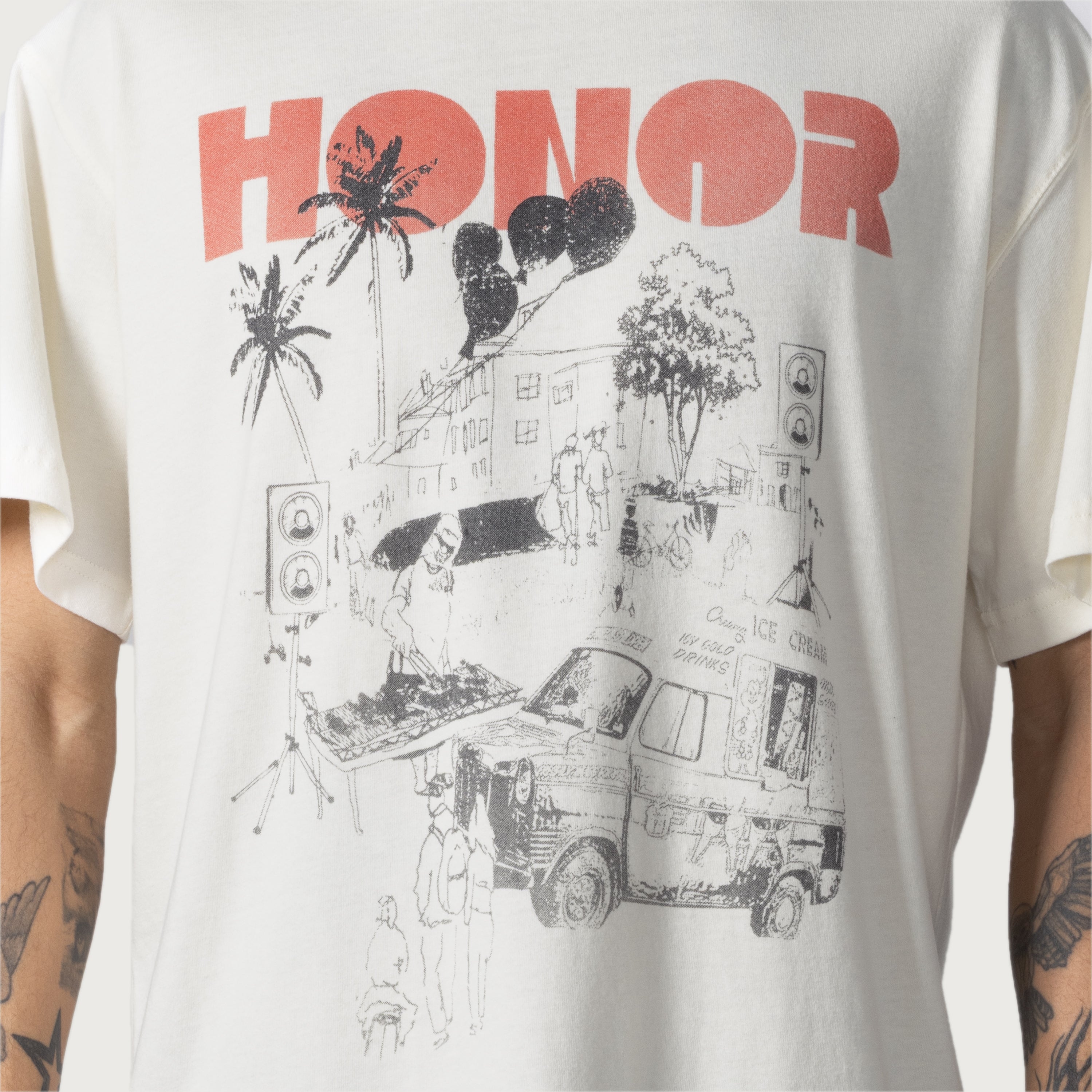 Block Party T-Shirt - Bone – Honor The Gift