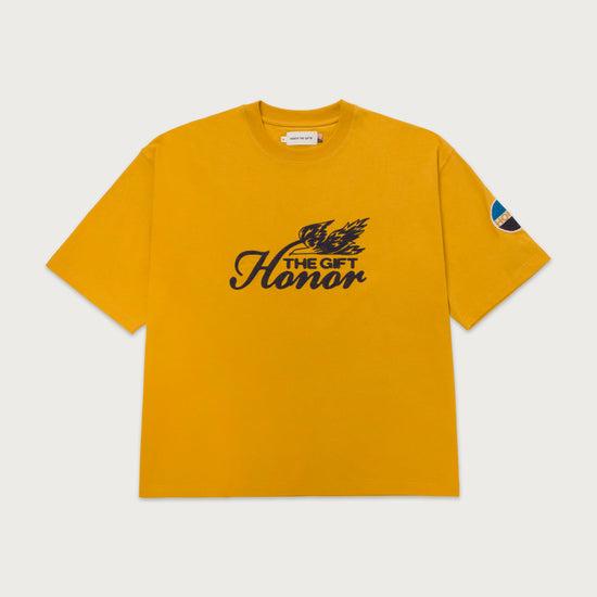 Auto Club Box Tee - Yellow