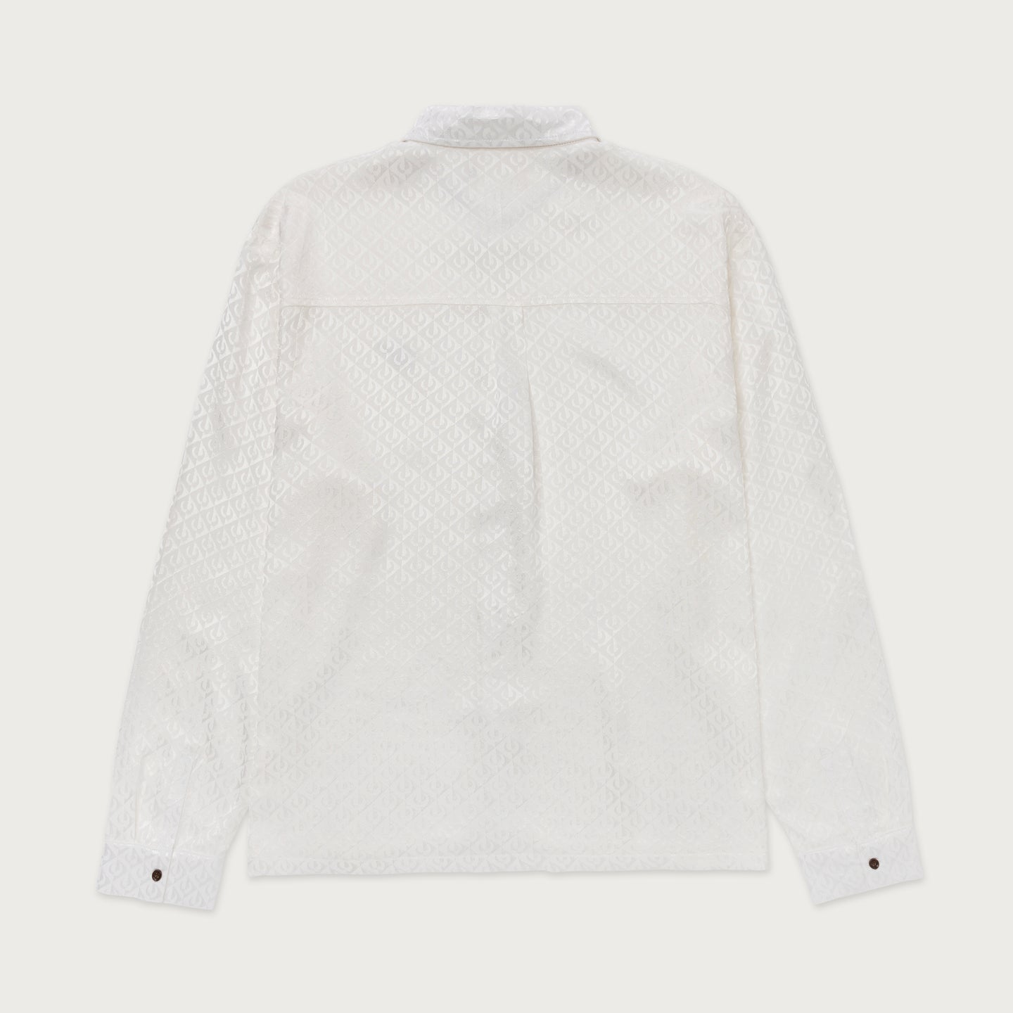 Race Night Button Up - White