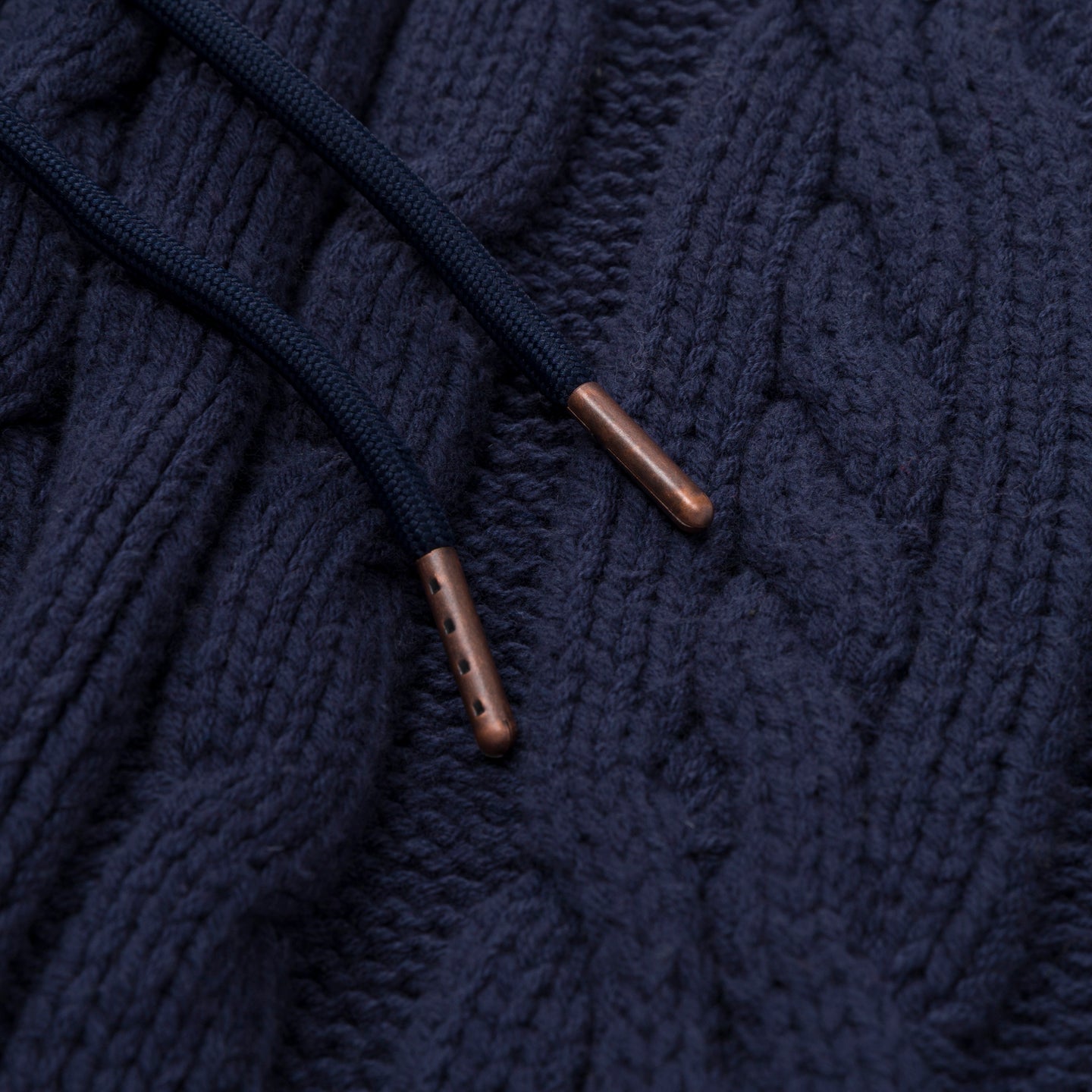 Cable Knit Leisure Pant - Navy