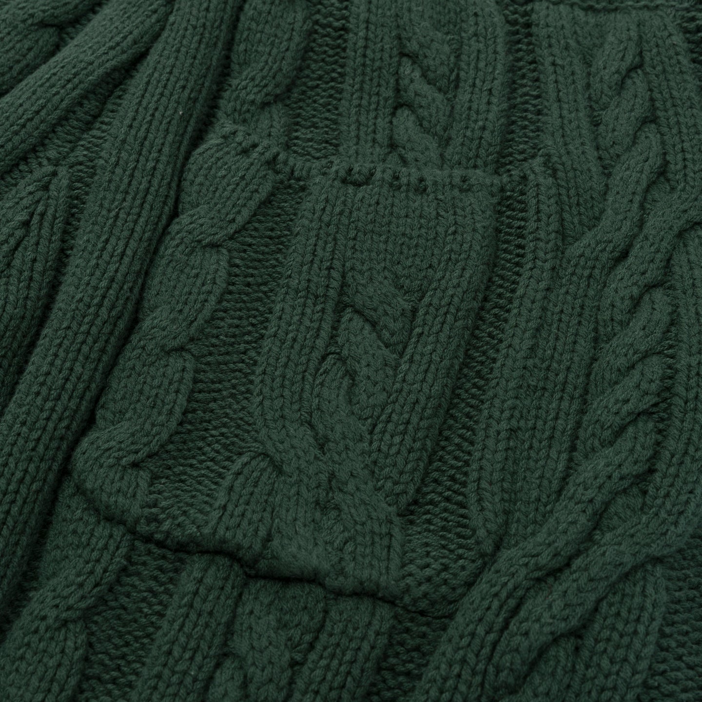 Cable Knit Leisure Pant - Green