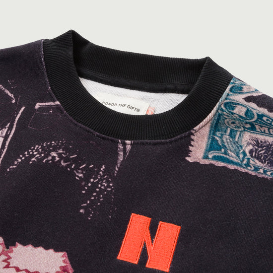 Collage Crewneck - Black