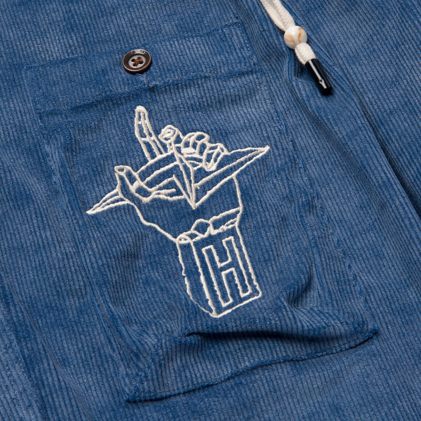 Corduroy Baggy Pant - Blue