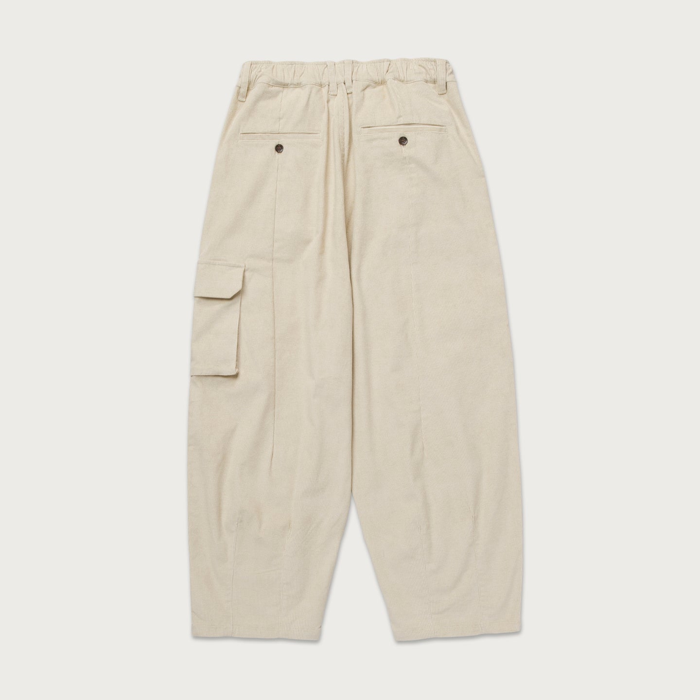 Corduroy Baggy Pant - Cream