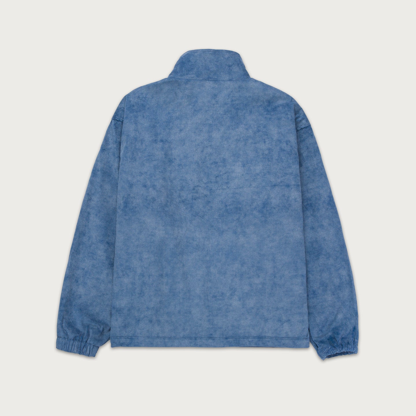 Corduroy Qtr Zip Anorak - Blue