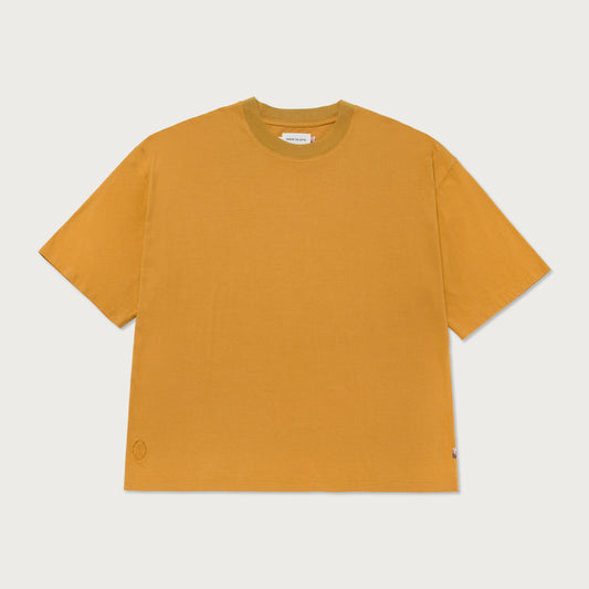 Crest Box T-Shirt - Mustard
