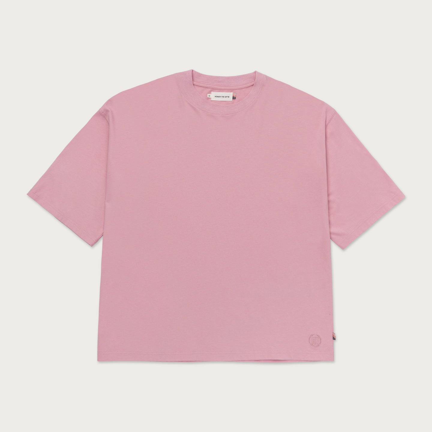 Crest Logo Box Tee - Pink