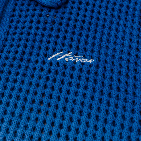 Crochet Ombre Shirt - Blue