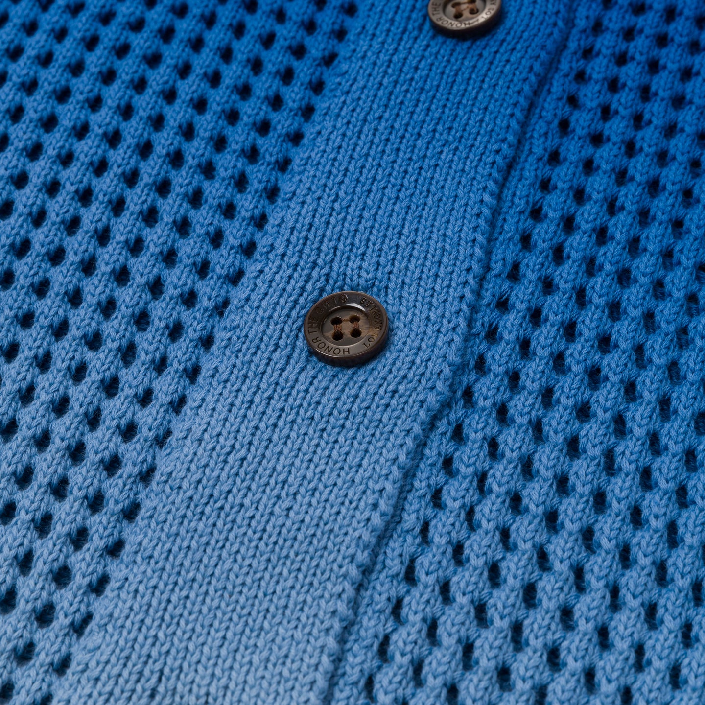 Crochet Ombre Shirt - Blue