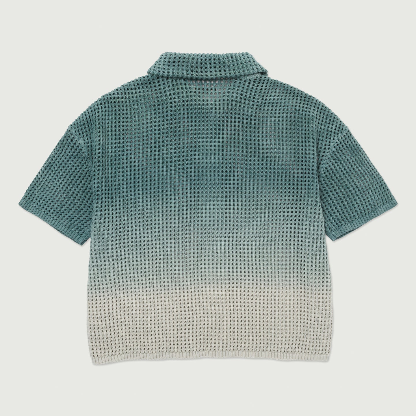 Crochet Ombre Shirt - Green