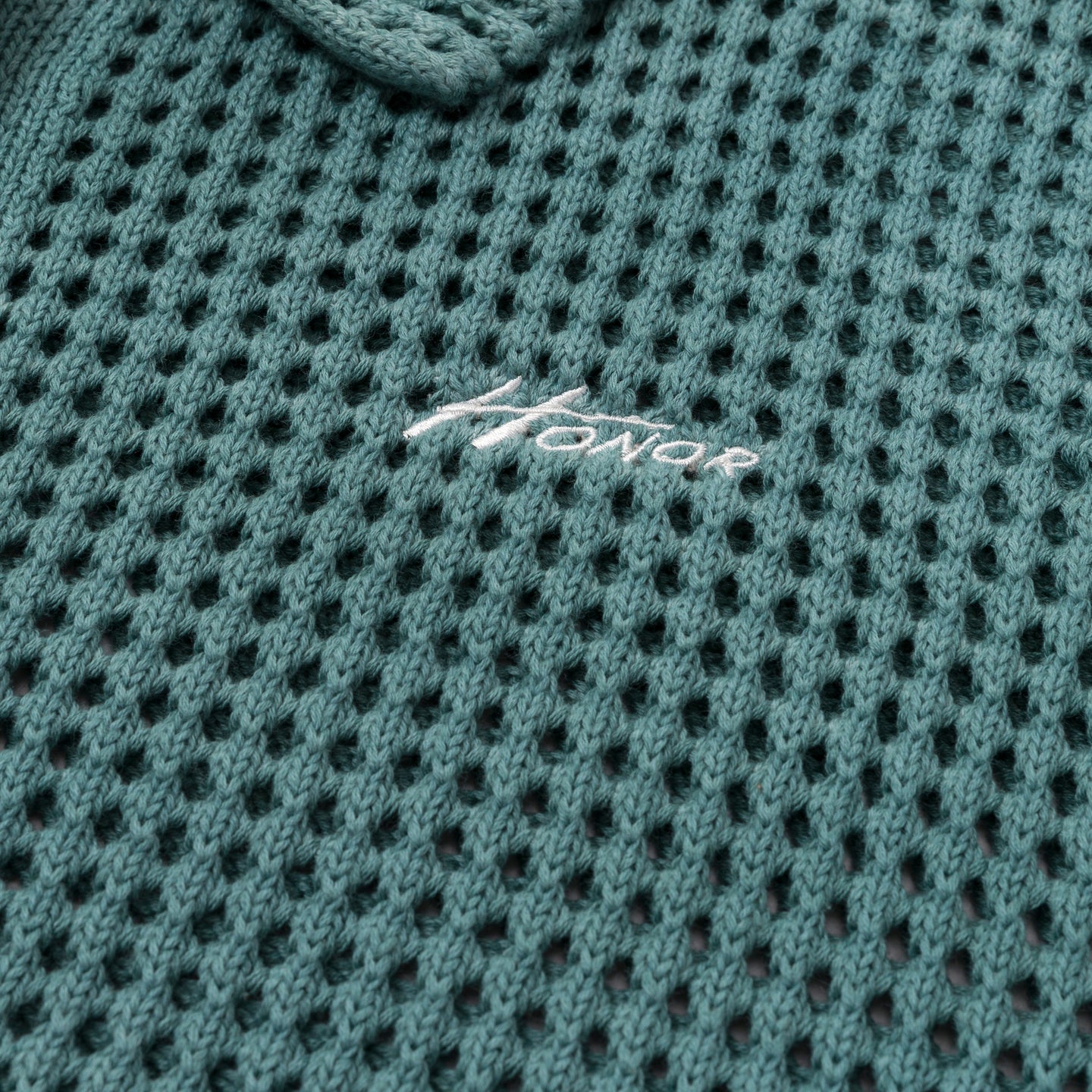 Crochet Ombre Shirt - Green
