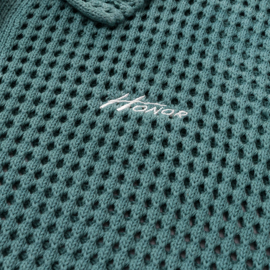 Crochet Ombre Shirt - Green