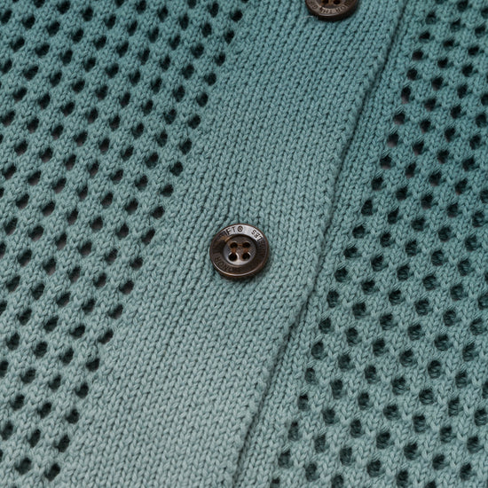 Crochet Ombre Shirt - Green