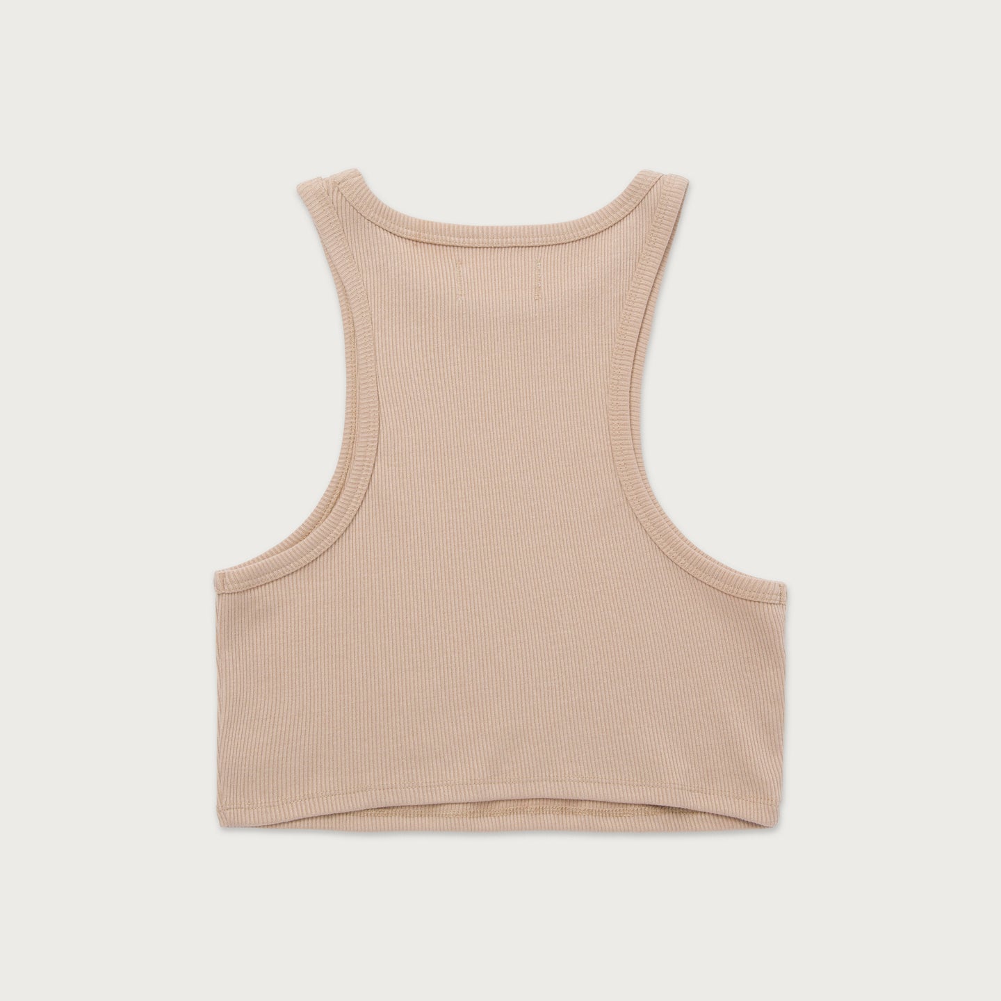 Womens HTG® Crop Tank - Oatmeal