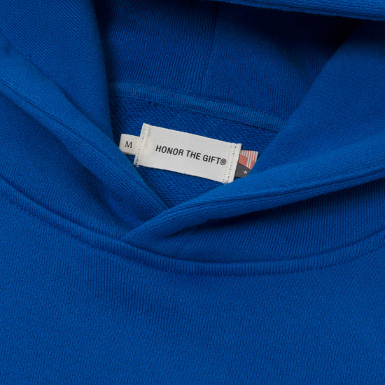 Cursive Honor Hoodie - Blue