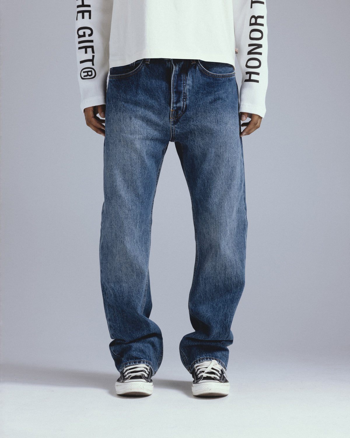 Honor 5 Pocket Denim - Medium Indigo