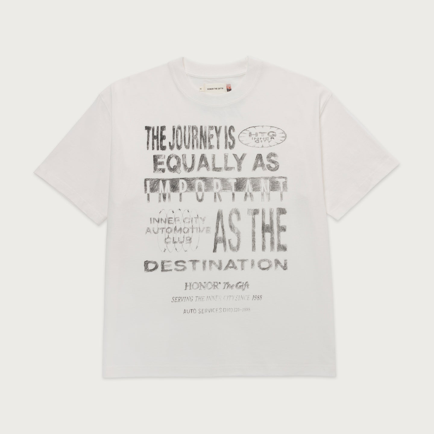 Traveled Journey Tee - White